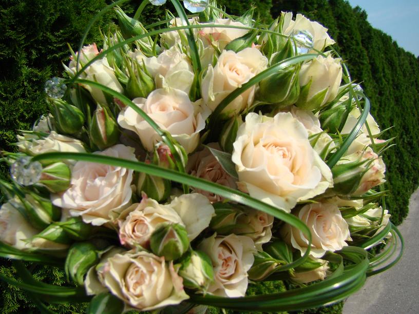 menyasszonyi csokor rózs